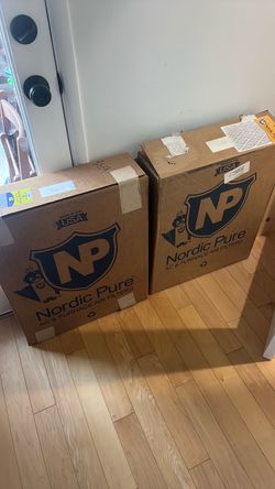 2 brand new Nordic Pure AC/Furnace Merv 10 air filters