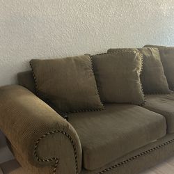 Olive Green Sofa
