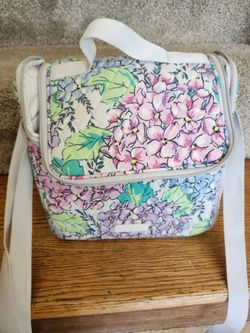 Vera Bradley Insulated Lunch Crossbody Bag Floral Print