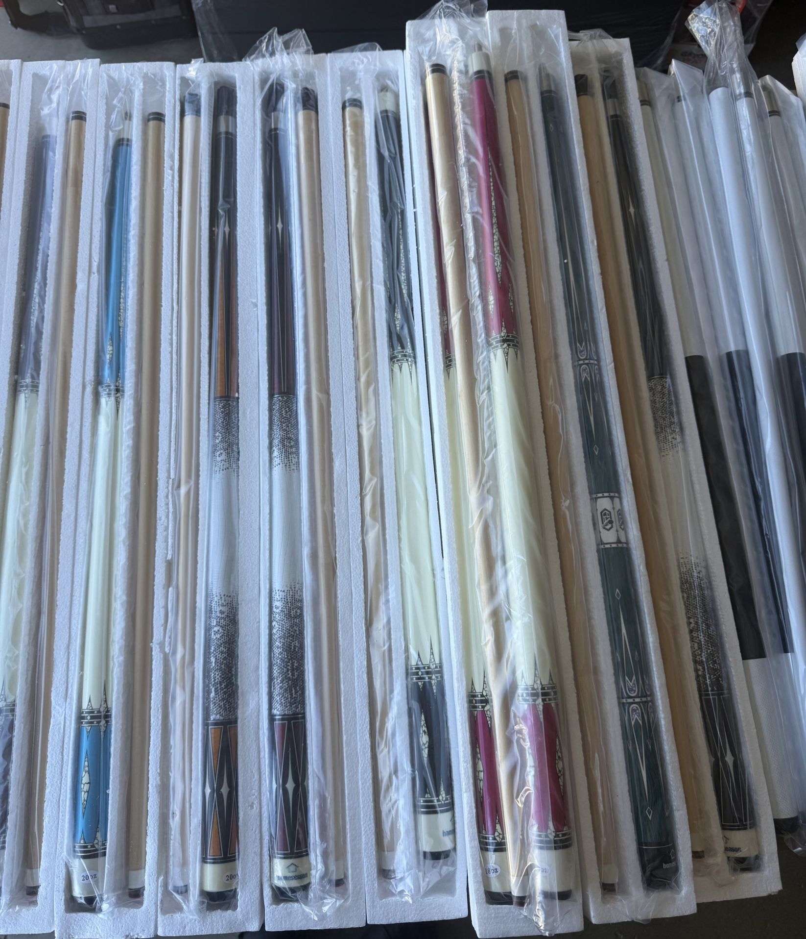 Cue Pool Sticks Set Of 20