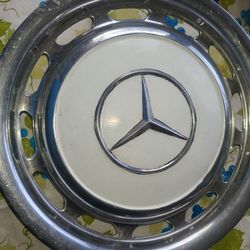 1980s Mercedez Benz Hubcaps Vintage 