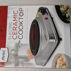 Electric ceramic cooktop