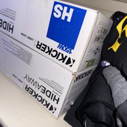 2 BRAND NEW KICKER HIDEAWAY 8”