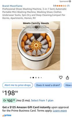 Portable washing machine