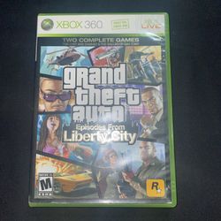 Microsoft Xbox 360 Grand Theft Auto Episodes From Liberty City Complete In Box
