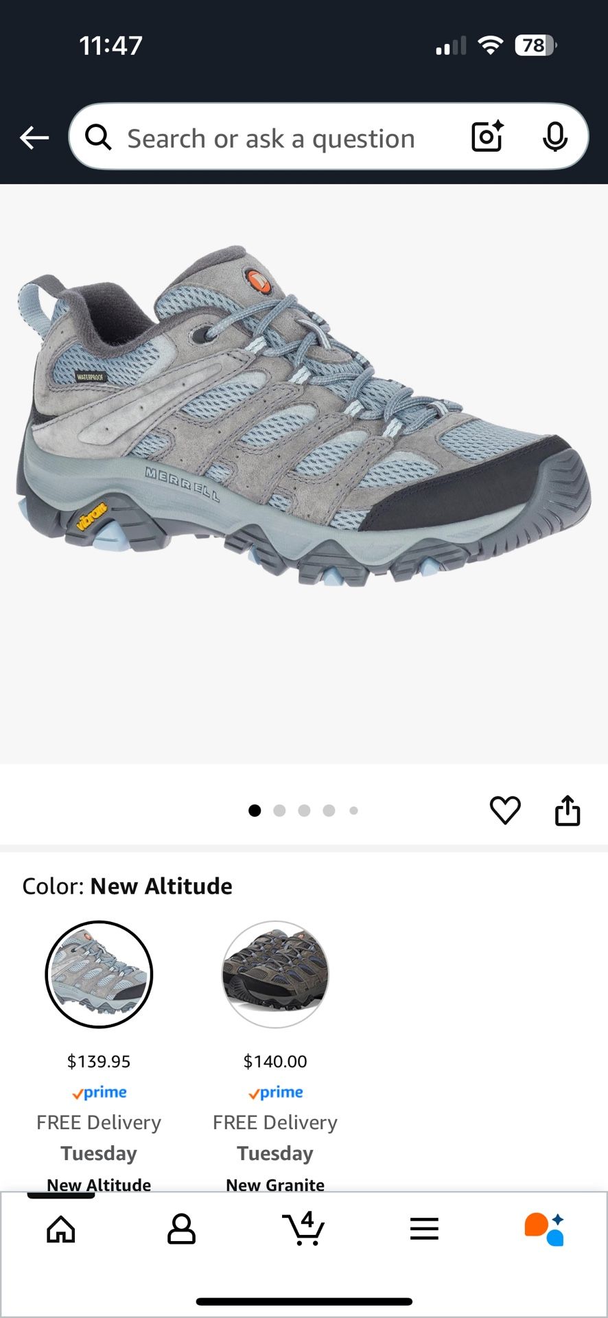 Women’s 8 1/2 Hiking Boots