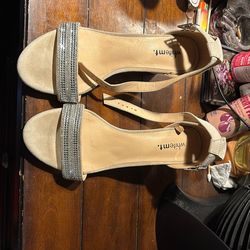 Small Nude Bling Heels