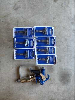 New Graco pc gun with spray tips