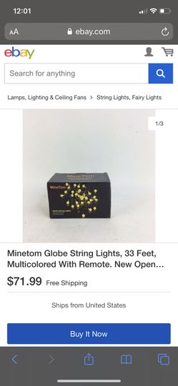 Lights, string lights, globe lights, mine Tom