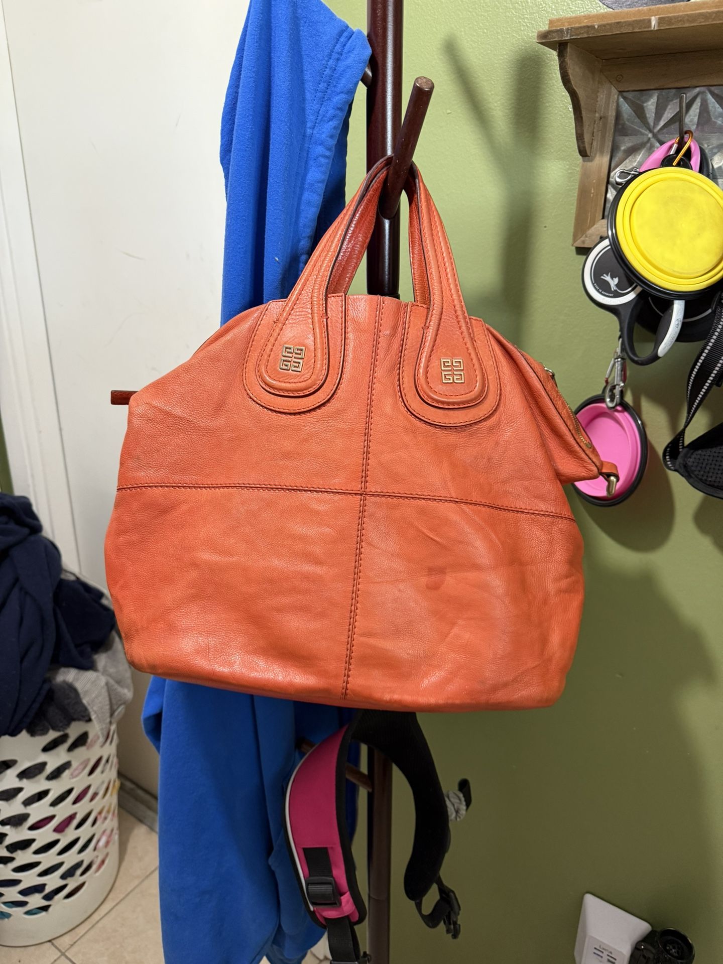 Orange Authentic Givenchy shoulder Bag