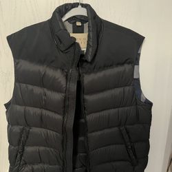Mens Burberry Vest With Hood