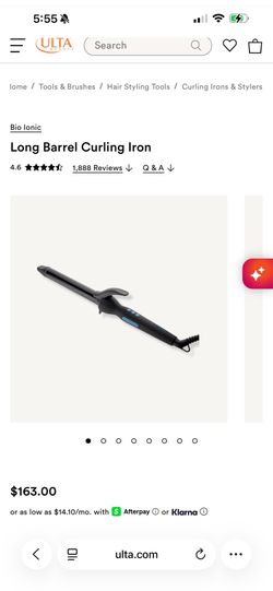 Bioionic curling iron