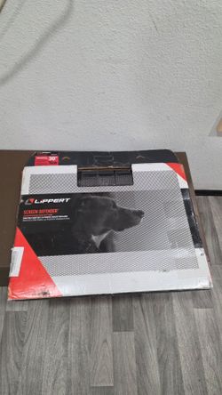 Lippert Components 859794 Screen Defender RV Entry Door Aluminum Screen Protector, 30-inch, Black