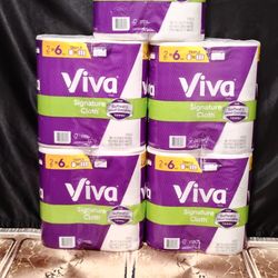 5 Packs Of Paper Towels Viva