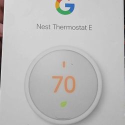 Nest Thermostat E Programmable Smart Thermostat for Home, App Controlled