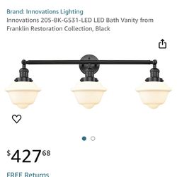 3 Light Bathroom Fixture