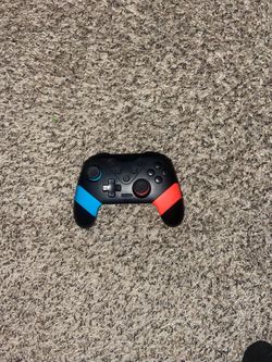 Nintendo Switch Pro Controller Neon Blue Red
