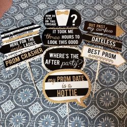 Prom Photo Booth Props
