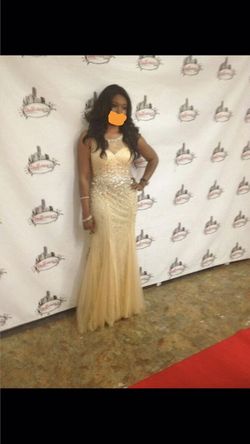 Beautiful bejeweled sparkle prom dress, evening dress, ball dress, party dress, costume dress