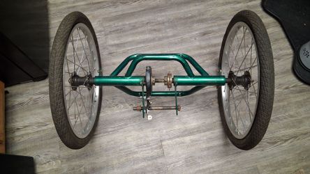 20in 3 wheeler Rear Axle Assembly with Wheels