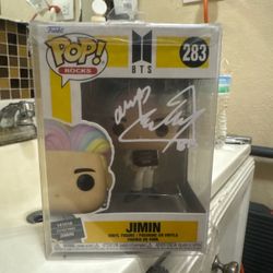 Funko Pop BTS Jimin #283 Signed