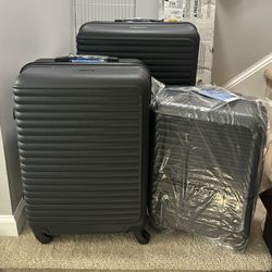 Travelhouse 3 Piece Luggage Set, Black *NEW*