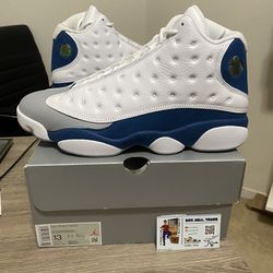 Size 13 - Aie Jordan 13 Retro French Blue White Red