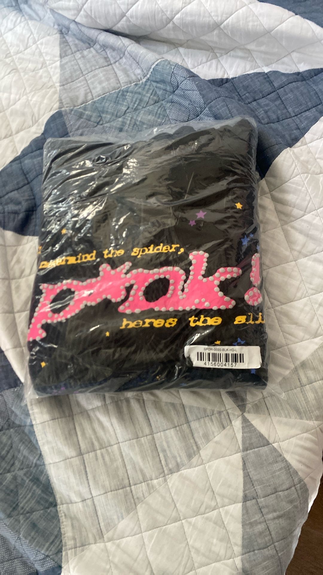 Black Sp5der hoodie V1
