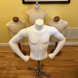 High End Men’s clothing display mannequins