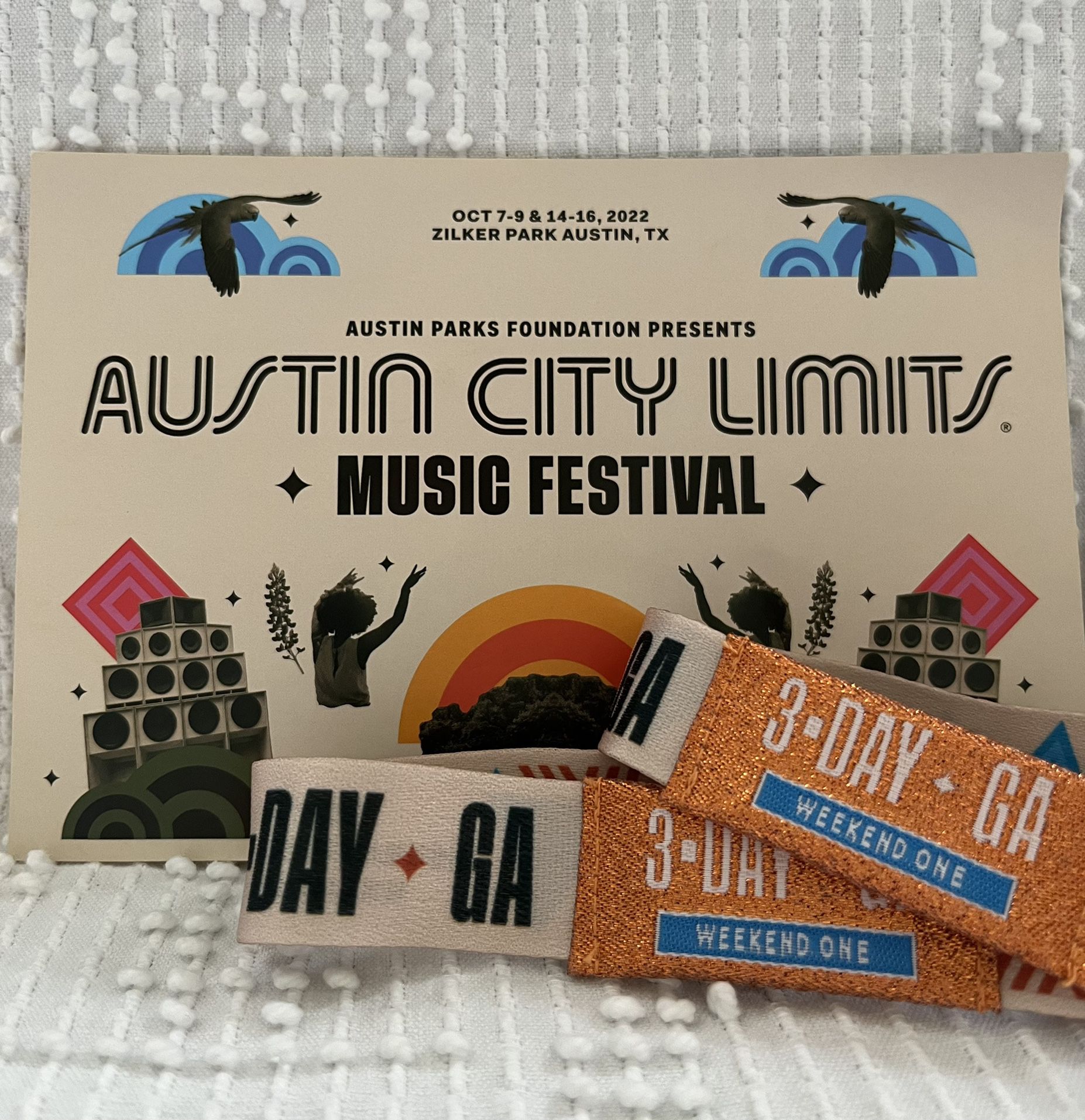 ACL Weekend One - 3 Day Pass (Single Wristband)