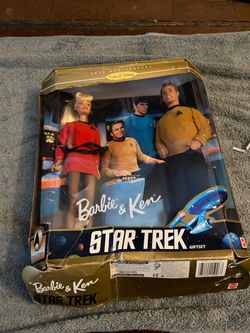 1996 Barbie and Ken Star Trek gift set collectors edition