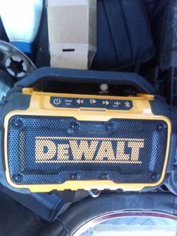 DeWalt Bluetooth speaker