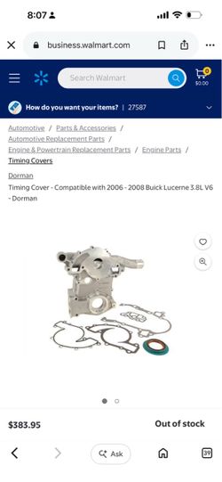 Timing Cover - Compatible with 2006 - 2008 Buick Lucerne 3.8L V6