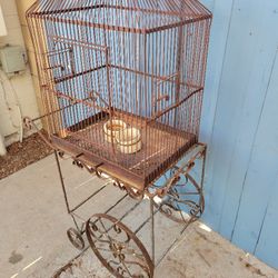Wrought Iron Bird Cage