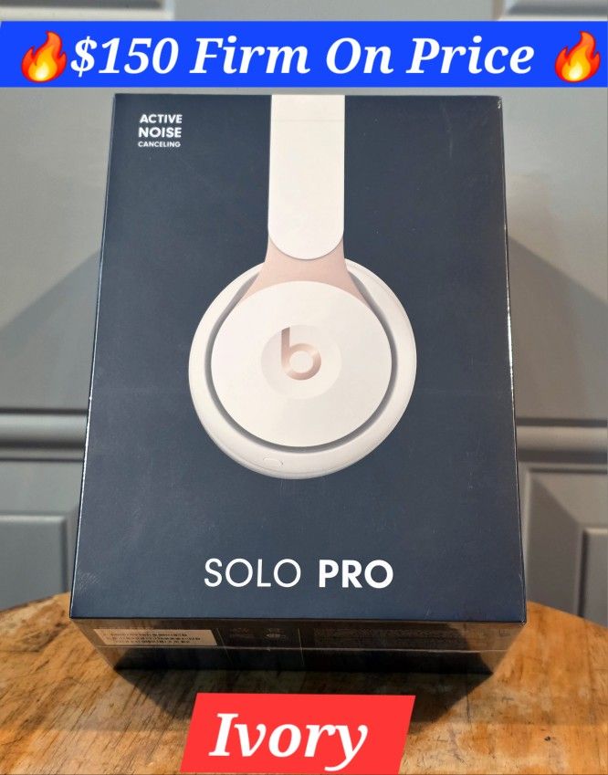 🔥Beats Solo Pro Wireless NC🔥100% Original🔥$150 Firm On Price🔥 New Sealed