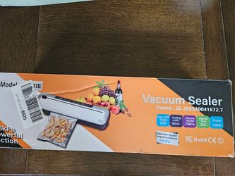 New Vacuum Sealer in box with bags -75kPa powerful suction