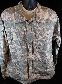 ARMY DIGITAL ACU COMBAT UNIFORM TOP FRACU FLAME RESISTANT COAT SHIRT JACKET-X LARGE