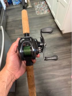 Bait caster rod and reel