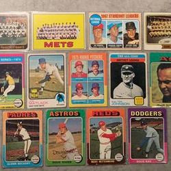 Vintage Baseball Card Lot (13) Rookies/League Leader/Team/HOF Plus Bonus Cards