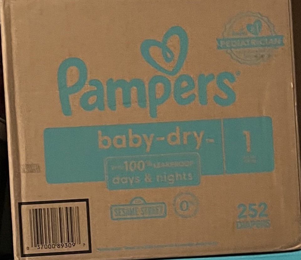 252 Diapers Case -Pampers Great deal!!!