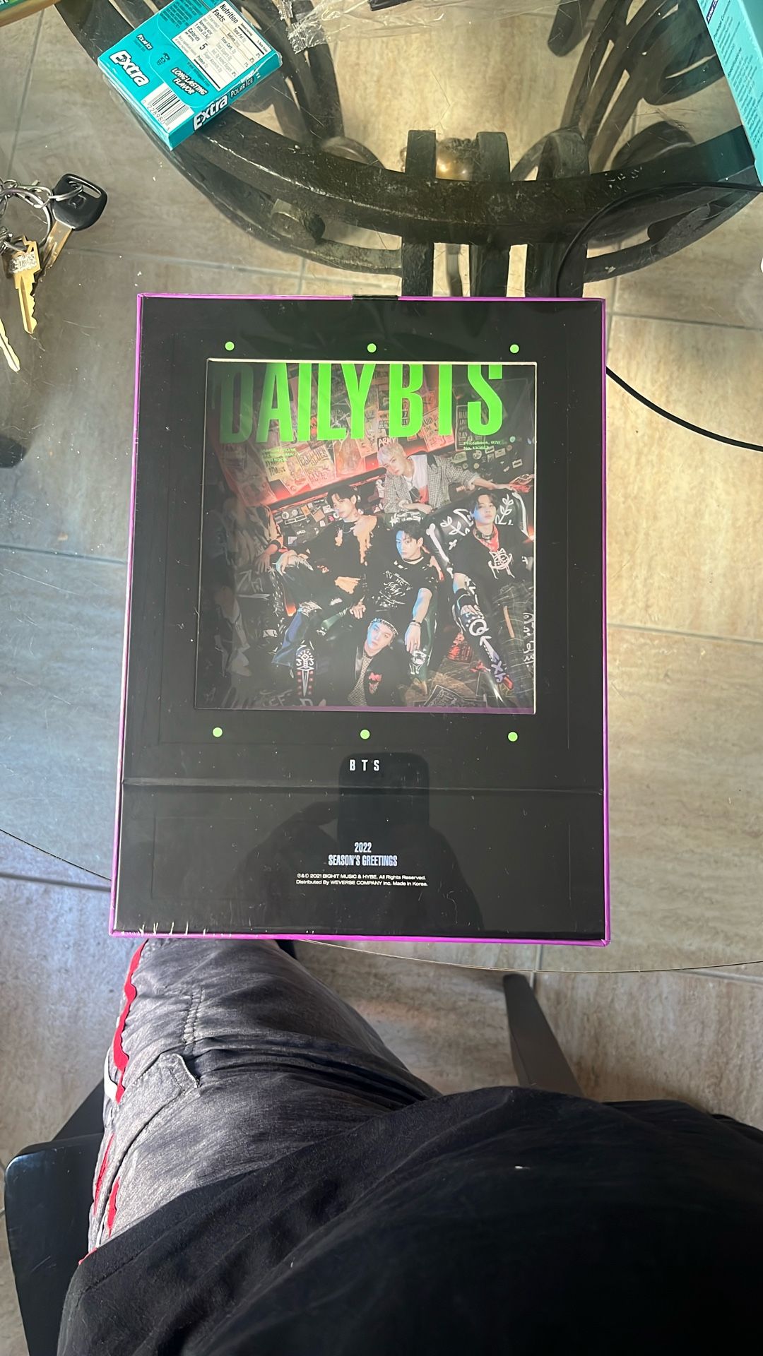 BTS Jungkook V Jimin Suga J-Hope Jin rM Seasons 2022 Greetings Collectible