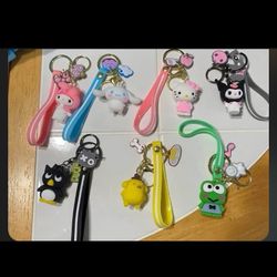 New Hello Kitty My Melody keychains..$4 Each 