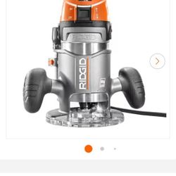 RIDGID 2 HP 1/2 In 11AMP Fixed Base Router