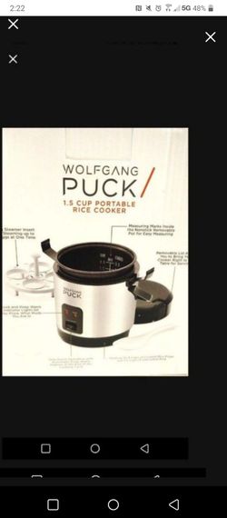 Wolfgang Puck portable rice cooker
