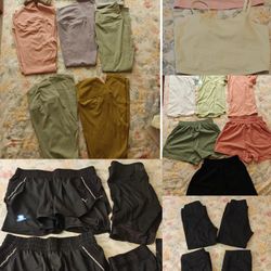 Moving sale!Activewear bundle(Leggings,sport bras,Puma shorts,adidas,Felina,sport shirts)