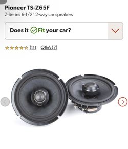 Pioneer 6.5” Speakers