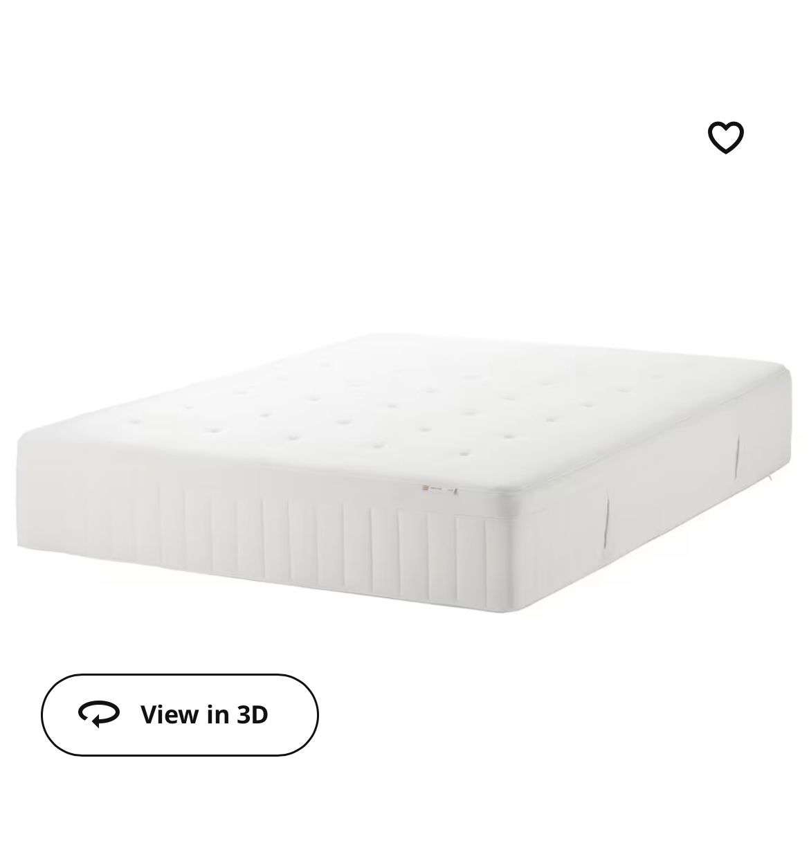 Hesstun ikea deals mattress