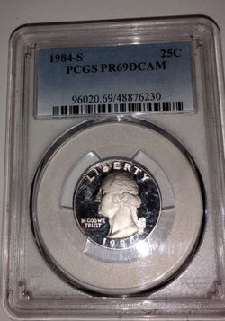 1984 S Quarter - PR69 DCAM