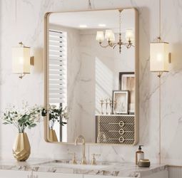 New LOAAO 20x30 Gold Framed Wall Mirror