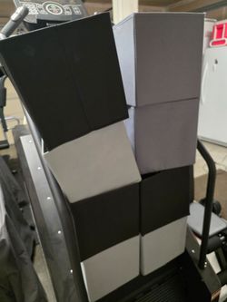 Collapsible fabric storage bins